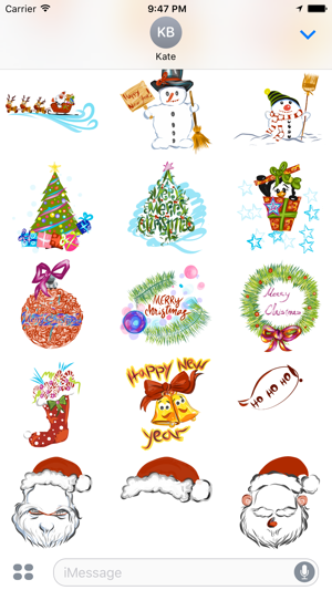 Santa Claus and Christmas stickers(圖3)-速報App