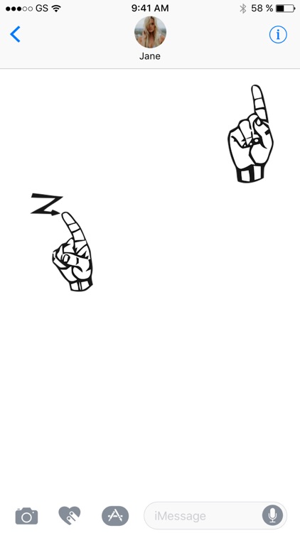 Sign Language Sticker Pack