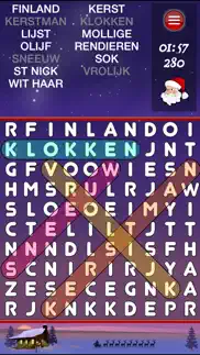 wordsearch christmas (dutch) iphone screenshot 2