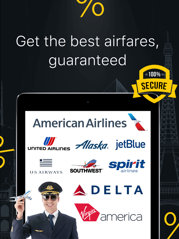 The US Cheapest Airfare Finder - 777 Airways iPad screenshot 4 - Travel app