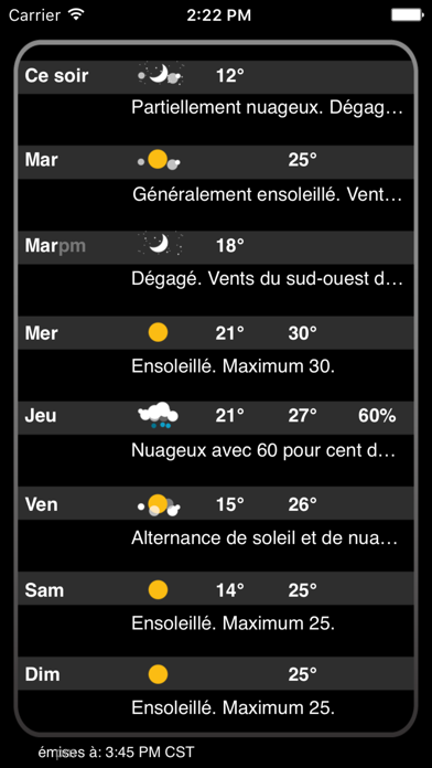 Screenshot #2 pour Atmosphérique Pro