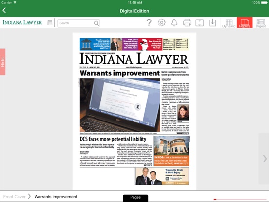 Screenshot #6 pour The Indiana Lawyer