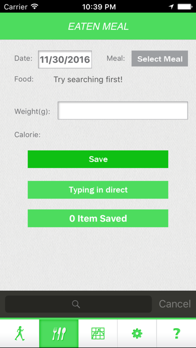 App screenshot