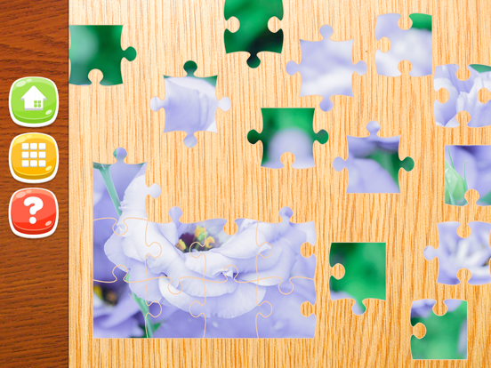 Flower Jigsaw Puzzle HD - New Jigsaw Games for Kids and Adults iPad screenshot