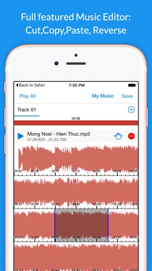 Music Editor Free - Save & Edit MP3 for Clouds(圖2)-速報App
