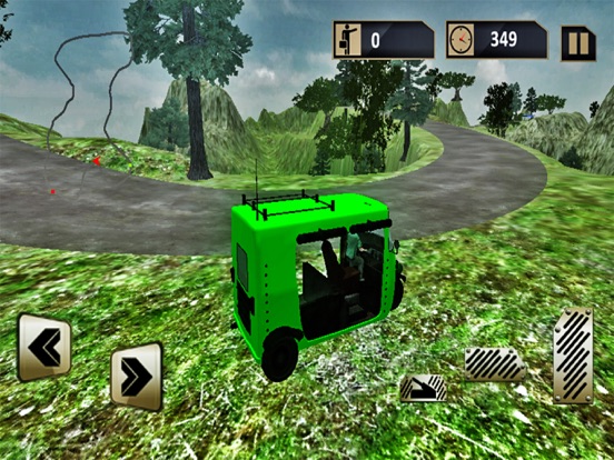 Extreme Off Road Auto Rickshaw Driving-Simulation iPad screenshot