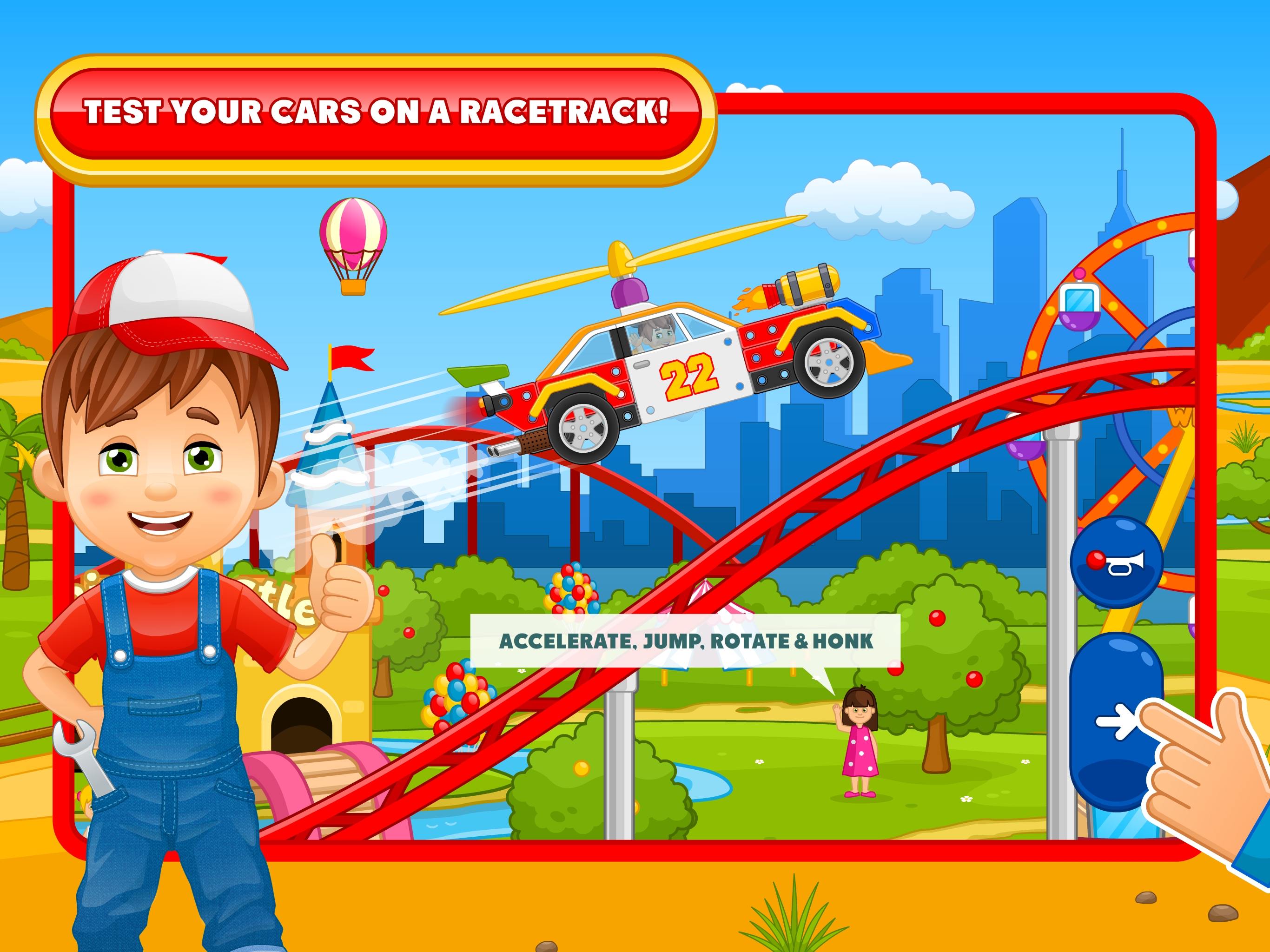 Car Builder Games: Police Car