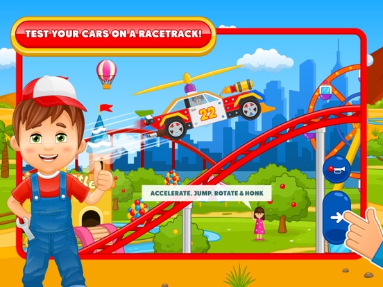 Car Builder Games: Police Carのおすすめ画像1