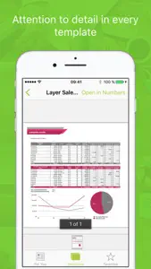 Templates for Numbers Professional screenshot #4 for iPhone
