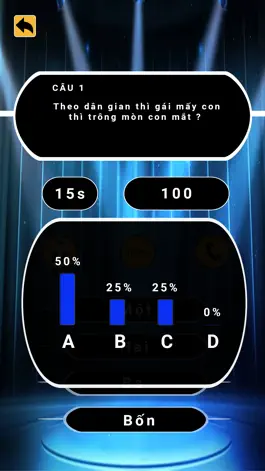 Game screenshot Đi tìm triệu phú HD hack