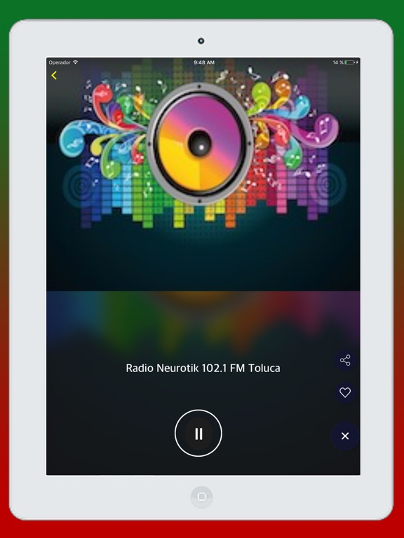 Radio Mexican - Live Radios stations Online FM AM iPad screenshot 5 - Music app