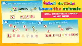 safari animals preschool first word learning game problems & solutions and troubleshooting guide - 3