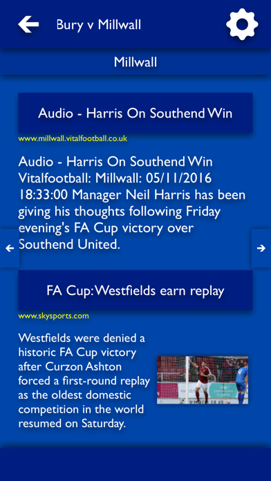Screenshot #3 pour All The News - Millwall FC Edition