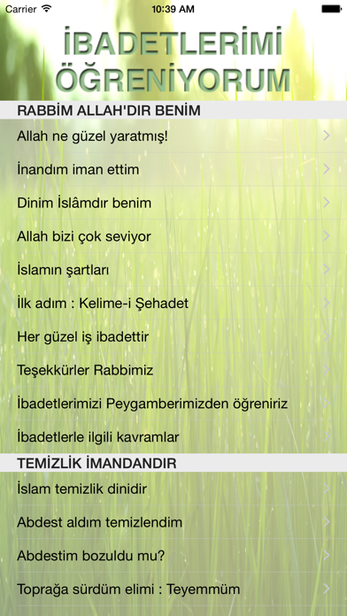 Screenshot #1 pour İbadetlerimi Öğreniyorum