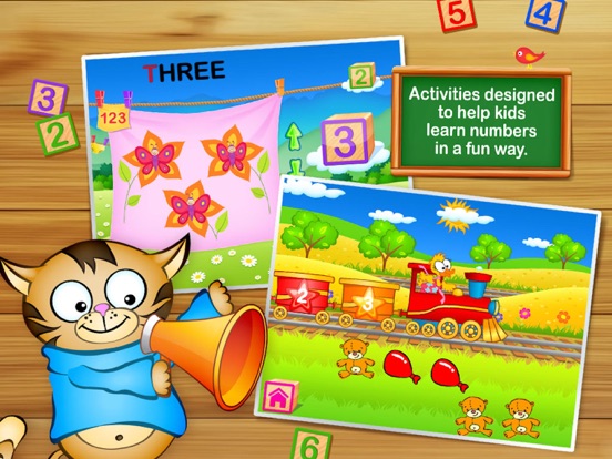 123 Kids Fun GAMES - Preschool Math&Alphabet Games iPad app afbeelding 2