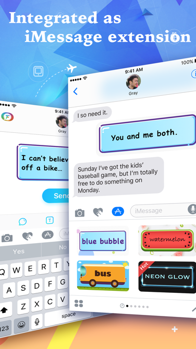 FancyBubble - Text and Emoji Themes for iMessageのおすすめ画像3