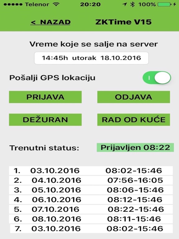Screenshot #5 pour ZK Time V15