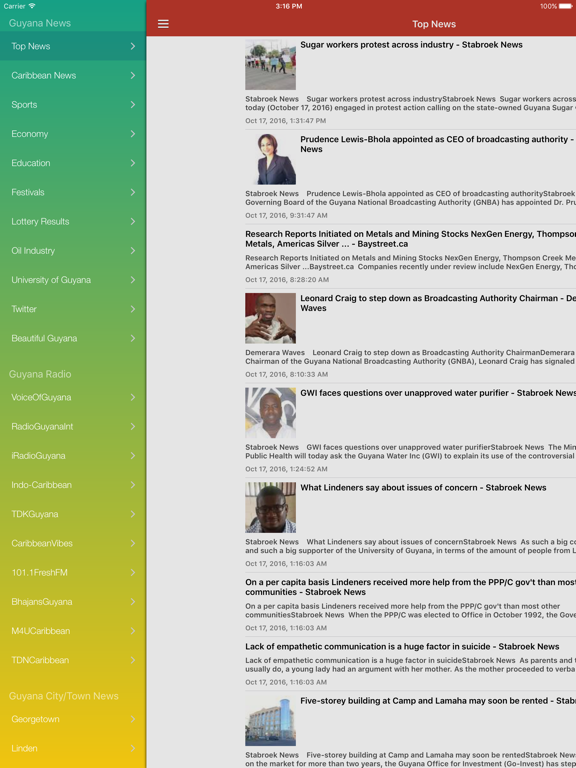 Screenshot #4 pour Guyana News & Radio Free