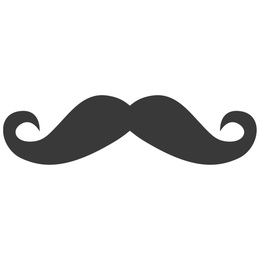 Hipster Mustache, Beard and Glasses Stickers icon