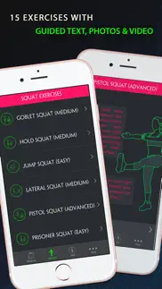 30 day squat fitness challenges ~ daily workout iphone screenshot 3