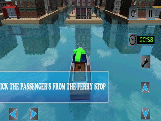 Screenshot #5 pour Jeu Ferry Boat Simulator 3D
