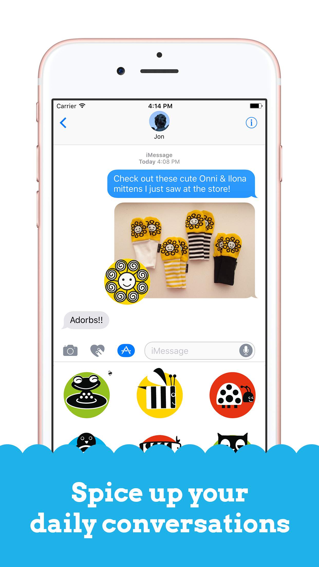 Onni & Ilona: Happy Stickers screenshot 3