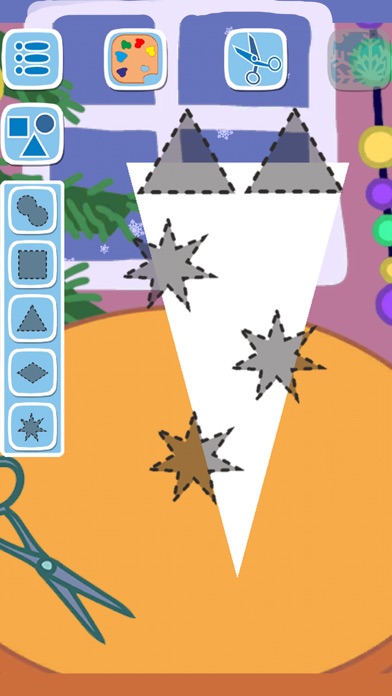Kids handcraft: Snowflakes. Premium screenshot 2