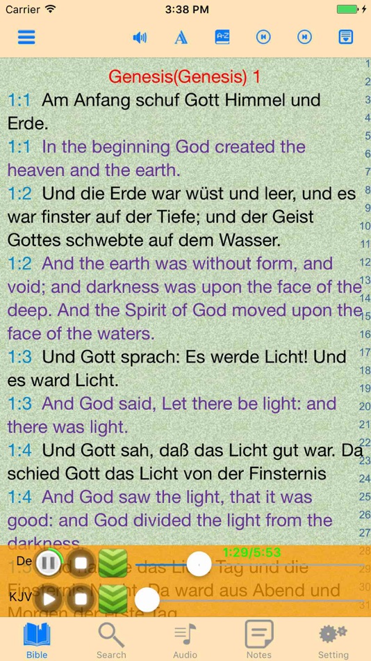 German-English Luther Holy Bible Audio Book - 3.0 - (iOS)