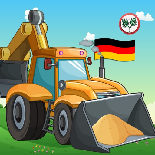 Learn German for Kids- First Words Trucks Puzzles icon
