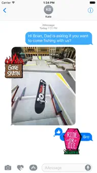 True Skate Stickers iphone bilder 3