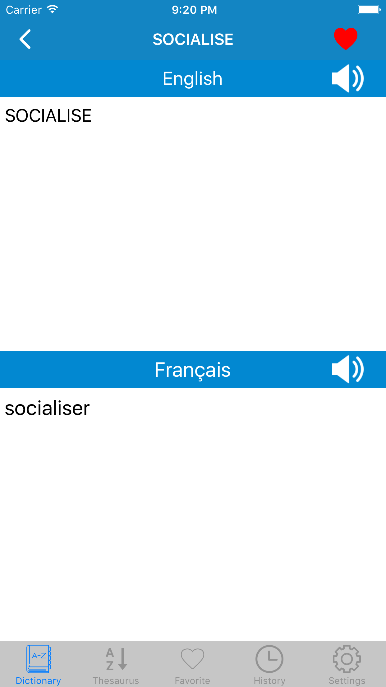 French To English & English to French Dictionary screenshot 3