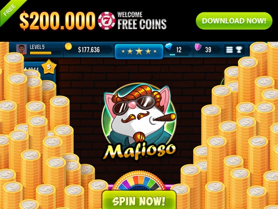 Mafioso Casino Slot Machine iPad screenshot