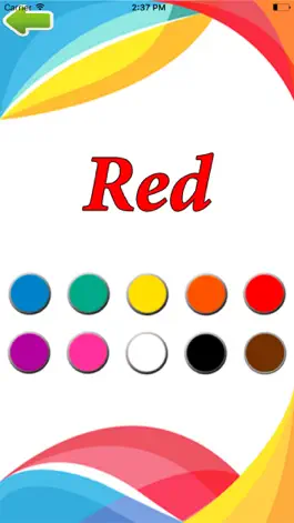 Game screenshot Learning colors to kids apk