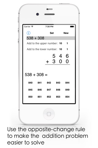 Opposite-Change Addition screenshot 2