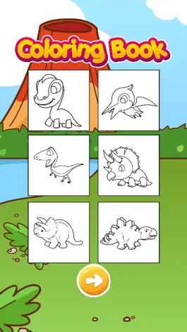 Game screenshot Dinosaur Coloring Pages - Fun Drawing Good Kids apk