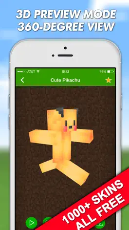 Game screenshot Skins for Minecraft PE (Pocket Edition) & PC Free - for Pokemon hack