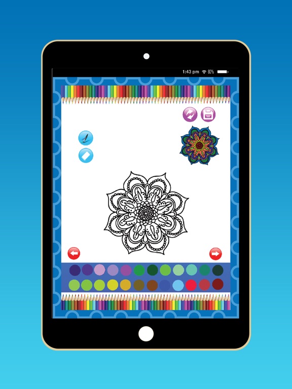 Screenshot #6 pour Mandala Coloring for Adults & Girls