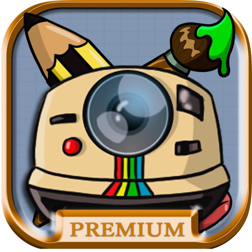 Doodle draw write on photos - Premium icon