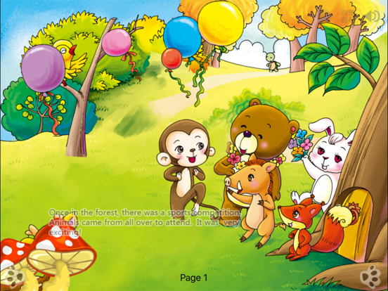 The Tortoise and the Hare - Fairy Tale iBigToy iPad screenshot 4 - Book app