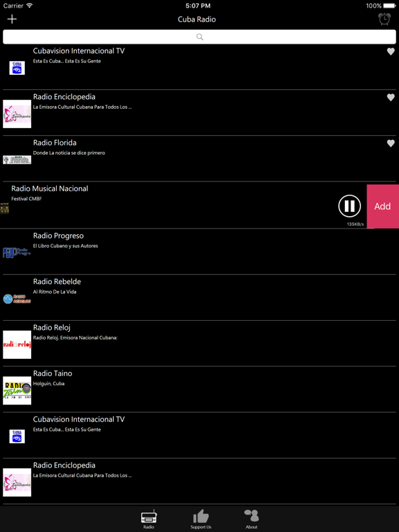 Cuban Radio iPad screenshot 4 - Entertainment app