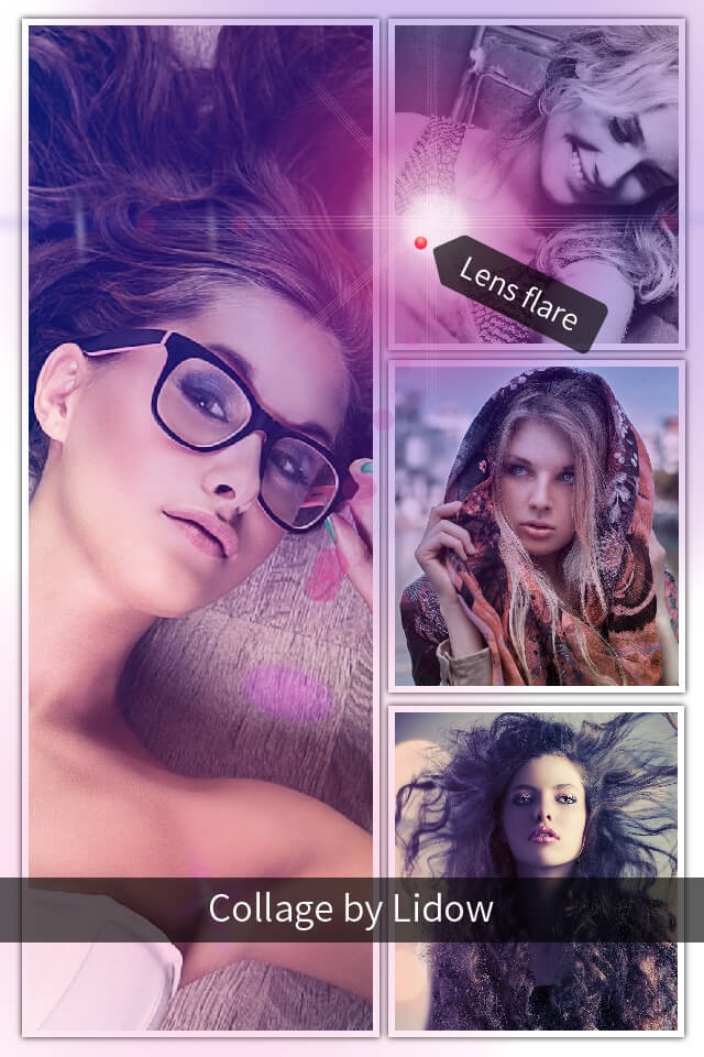 Lidow - Photo Editor & Collage screenshot 2