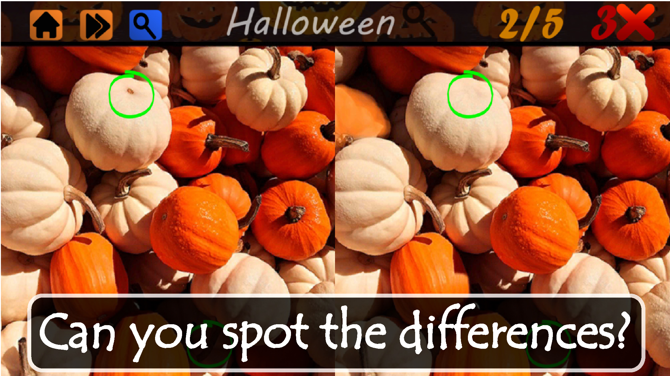Spot the Differences Halloween