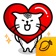 Heart Cat Lite - Mango Sticker app icon - Stickers app for iPhone