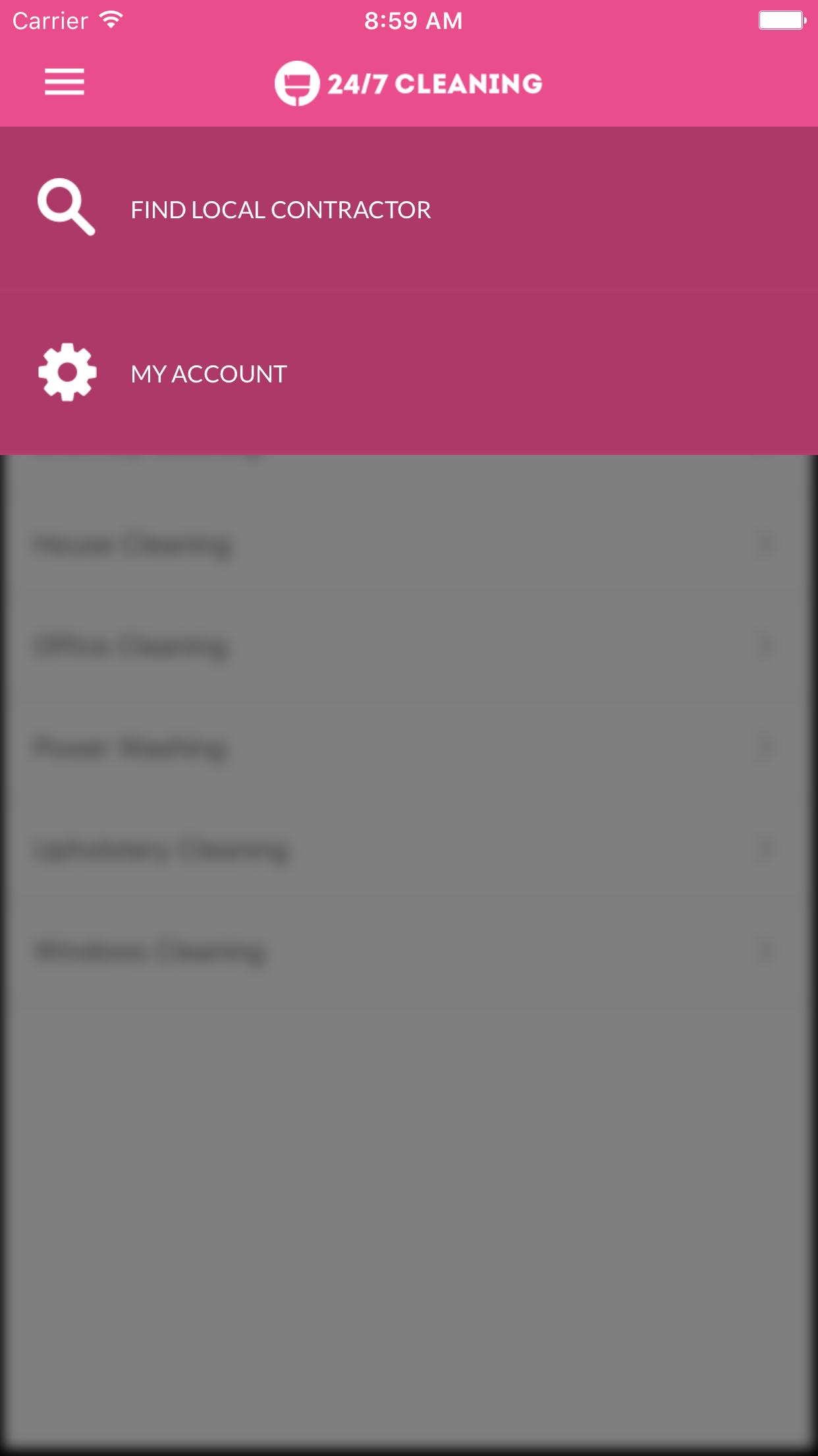 24/7 Cleaning App - Find top cleaners in your area