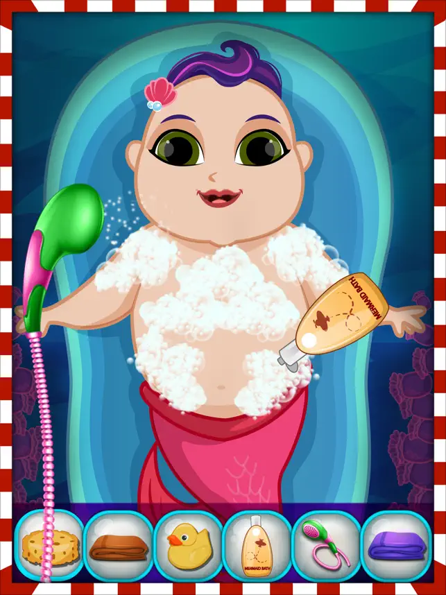 Captura 2 la mamá de sirena recién nacido bebé navidad diver iphone