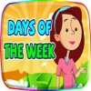 Days Of Week Learning With FlashCards and Sounds for Kids and babies
