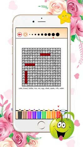 Game screenshot Crossword Puzzle Food: Word Search in the letters table apk