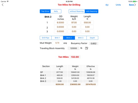 Ton Miles Calculator screenshot 4