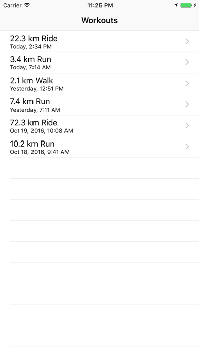 Screenshot #1 pour GPS Watch Workout
