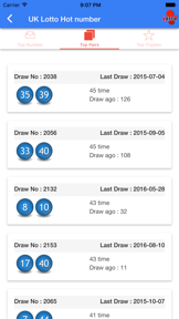 UK Lotto Thunderball 49 EuroMillions Health screenshot